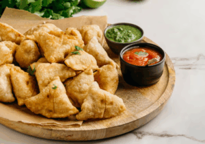 kuliner populer india samosa